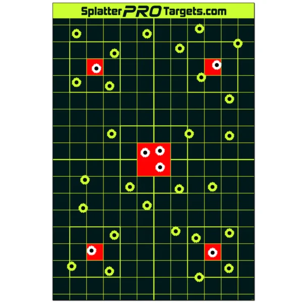 12 x 18 Sight In Splatter Target-10pk